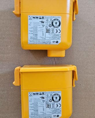 2 batterie aspirapolvere Lg Cord Zero originali