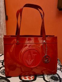 Borsa in vernice Armani Jeans