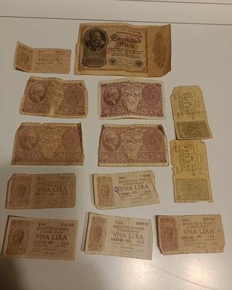 Lotto 13 Banconote Storiche