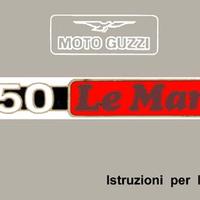 Libretto Manuale uso Moto Guzzi Epoca Vari Tipi