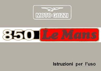 Libretto Manuale uso Moto Guzzi Epoca Vari Tipi