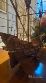 Veliero fatto completamente a mano 