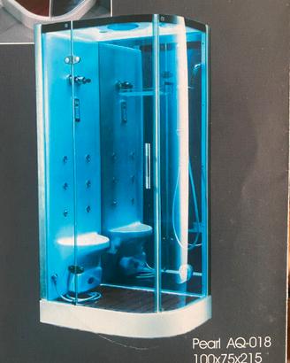 Box doccia bagno turco mod. delux Pearl Aqualux