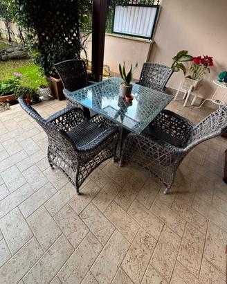 TAVOLO GIARDINO GRIGIO