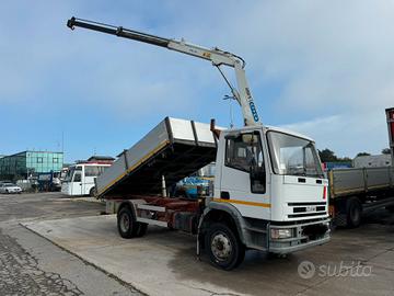 IVECO EUROCARGO 120 E 15 RIBALTABILE + GRU