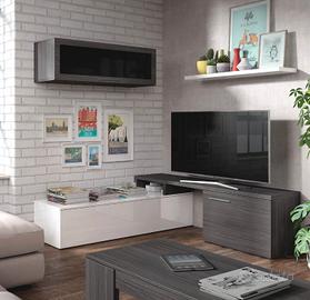 Parete attrezzata angolare e lineare (Nuova)