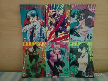 Manga Chainsaw Man volumi dall'1 al 6