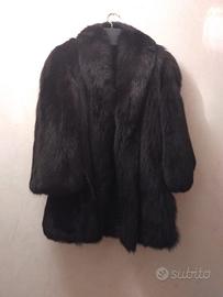 Pelliccia Nera di Volpe - Come Nuova