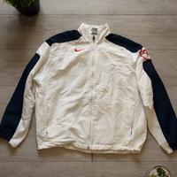 Giacca Nike bianca e blu – modello sportivo vintag
