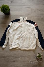 Giacca Nike bianca e blu – modello sportivo vintag