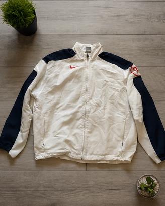 Giacca Nike bianca e blu – modello sportivo vintag