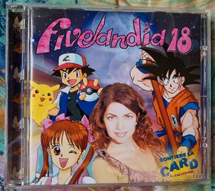 Fivelandia 18 CD Cristina D’Avena + Card MAI USATO