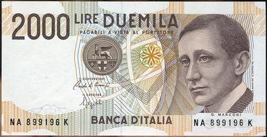 2.000 LIRE Marconi NA899196K FDS  Ciampi-Speziali