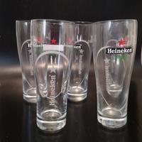 4 bicchieri birra Heineken 200CL