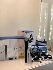 PlayStation 5 Slim+PS VR2+2 Controller+Cuffie Sony