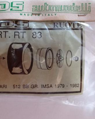 Set 4 ruote FDS automodelli in scala 1:43