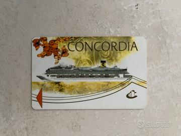 card camera della nave Costa Concordia