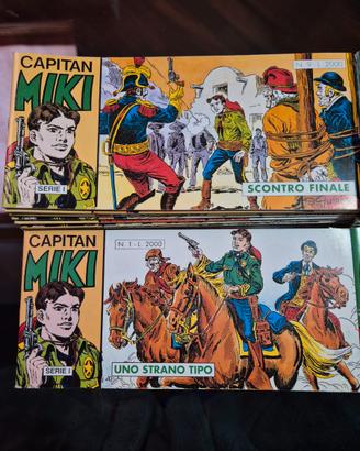 Fumetti Capitan Miki strisce 23 numeri 3 serie