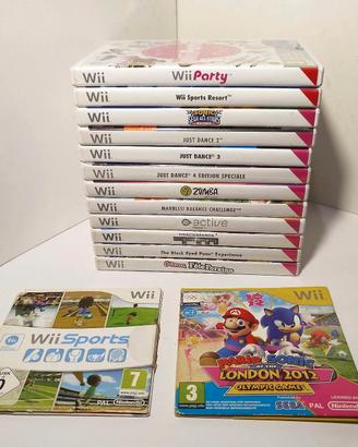 Lotto di 14 giochi per Nintendo Wii