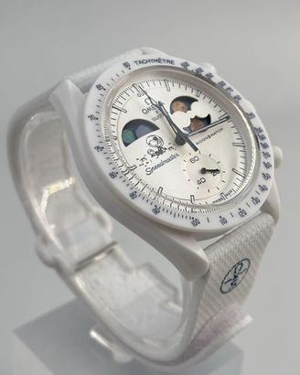 Swatch x Omega moonshine gold white originale