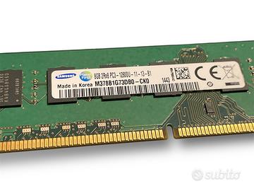 RAM 8GB DDR3 DIMM 2Rx8 PC3-12800U