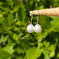 orecchini monachella argento925 perla di fiume 