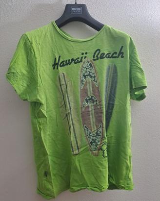 T-shirt TRN 1961 “Hawaii Beach” – Verde Lime Estiv