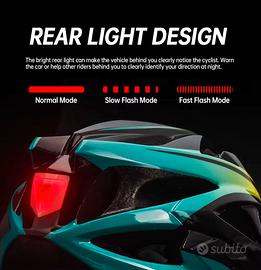 Casco Bici Da Corsa e scooter Con occhiale