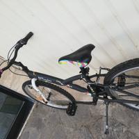 bicicletta bimba età 9/10 stile montain bike 