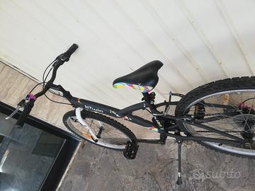 bicicletta bimba età 9/10 stile montain bike 
