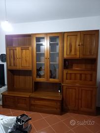 Mobile soggiorno in legno massello