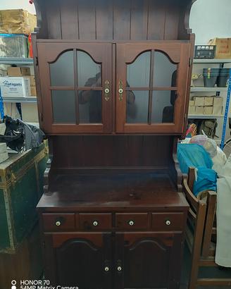 Dispensa credenza rustica legno massello.