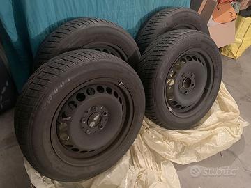 4 gomme invernali con cerchi in ferro