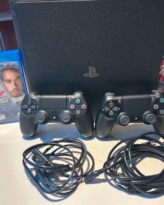 PlayStation 4 Slim 1TB + 2 controller + 2 giochi
