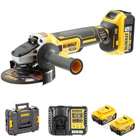 DEWALT DCG405P2 smerigliatrice 2 batt e caricabatt