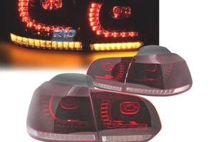 FANALI VOLKSWAGEN VW GOLF 6 08-12 LED ROSSO BIANCO
