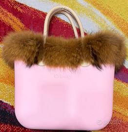 Borsa OBag con pelliccia