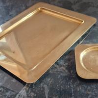 Vassoi vintage in ottone delfi