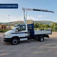 Iveco daily 35c15 con gru e ribaltabile