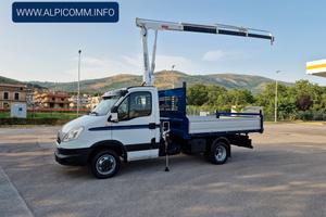 Iveco daily 35c15 con gru e ribaltabile