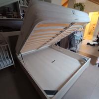 Letto matrimoniale contenitore 160x190 completo