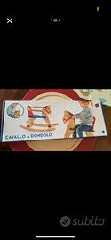 Cavallo a dondolo in legno Città del Sole