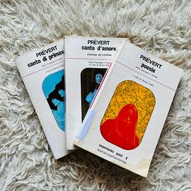 Prévert 3 libri poesia francese