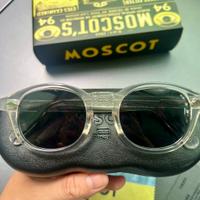 Moscot Vantz Trasparente Nero – Taglia Large