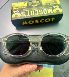 Moscot Vantz Trasparente Nero – Taglia Large