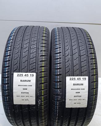 2 GOMME 225 45 19 BARUM 2024 RIF3648