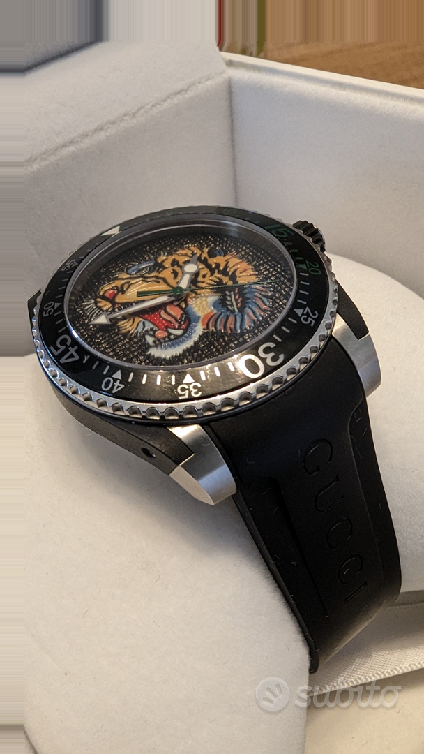 Orologio 2024 gucci tigre