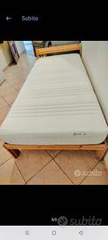 Letto Ikea con mterasso schiuma e Memory Foam 