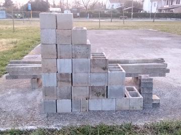 Pali e blocchi in cemento