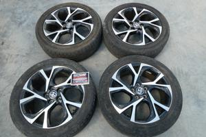 Ruote complete cerchi 225/50 ZR18 TOYOTA C-HR HYBR